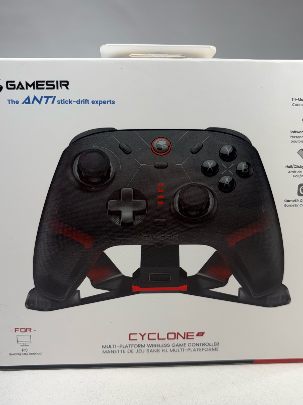 GameSir Cyclone 2 Wireless Bluetooth Controller Black Switch PC Ergonomic